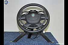 Zkouška rychlosti rozbalení Airbagu vozidla s instalovaným plynovým kroužkem nad volantem 