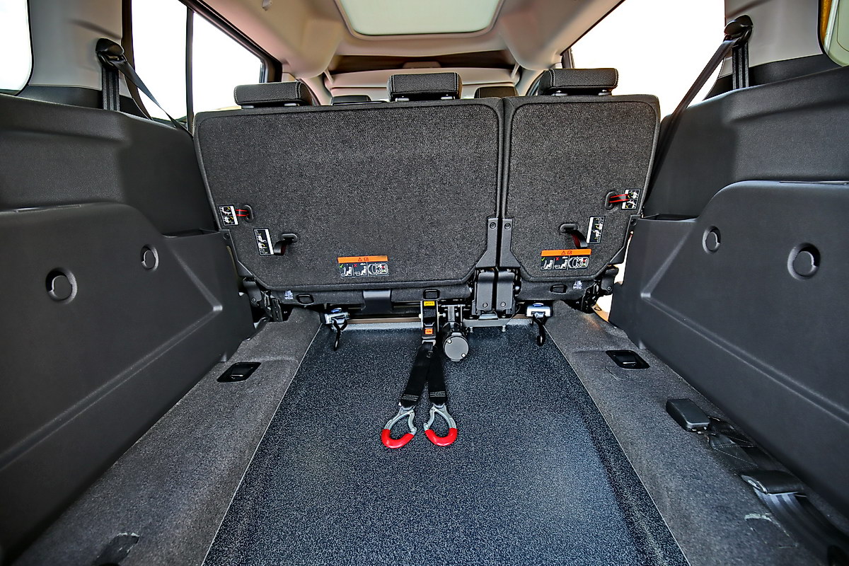 Elektrické navíjecí zařízení vozíku ve voze FORD Connect