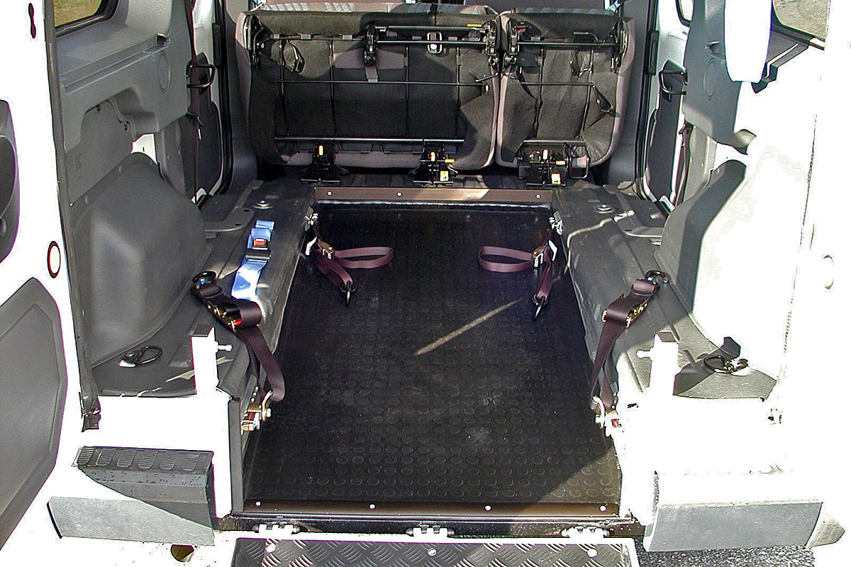 Kotvící zařízení - ráčnové ve voze FORD Connect