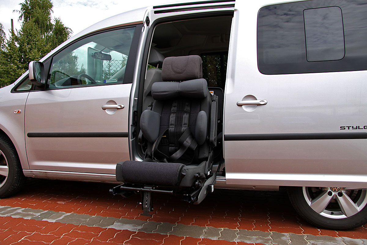Speciální podvozek CARONY FIXED ve voze VW Caddy Maxi