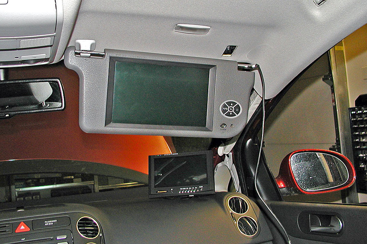 Parkovací systém ve voze VW Golf Plus