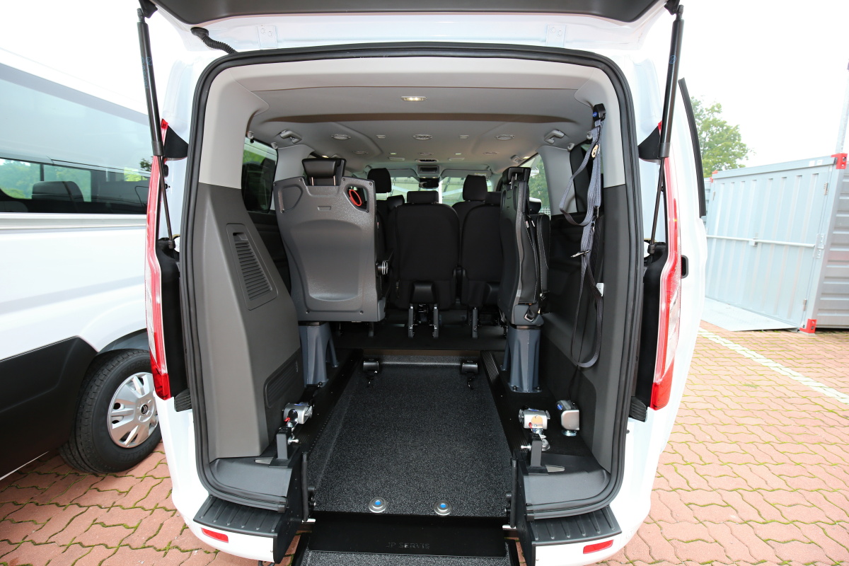 Multifunkční sedadlo do třetí řady TRIBUS - SEAT ve voze FORD Custom